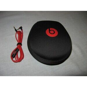 Beats Headphones Black Carrying Case & Audio Cable Only No Headphones Included